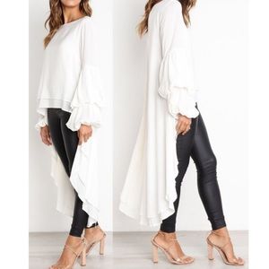 Dip Hem Blouse